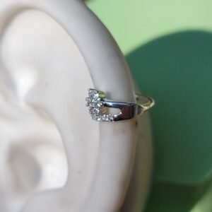 Piercing Fake Cravejado Flor