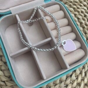 Pulseira Inspiração Tifanny ( Rosa )