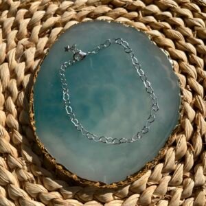 Pulseira Mini Elos Corações